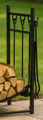 Forgecrest Steel Firewood Organizer Set