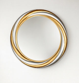 Round Framed Wall Mirror