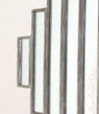 Silverwood Geometric Mirror Wall Sculpture