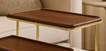 TriLuxe Three-Tier Serving & Storage Stand