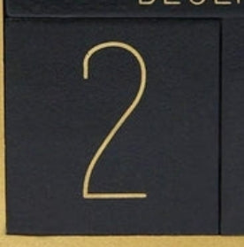 Everyday Cream Wood Block Calendar