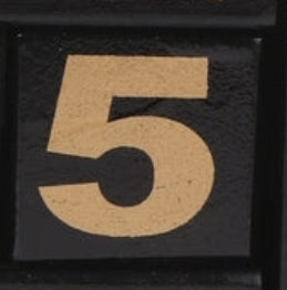 Noir Wooden Block Calendar