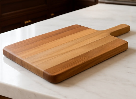Teak Handle Cutting Board