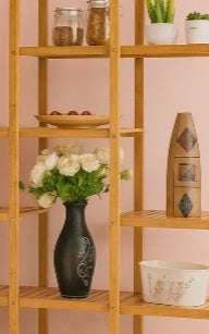 Evergrove Bamboo 4-Tier Eco Storage Bookcase