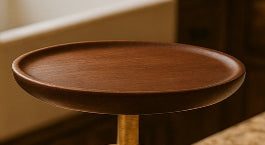 Aureline White & Gold Pedestal Cake Stand