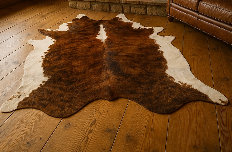 Classic Brindled Cowhide Rug