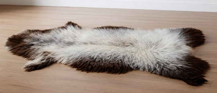 Gray Rare Breed Sheepskin Rug