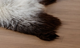 Gray Rare Breed Sheepskin Rug