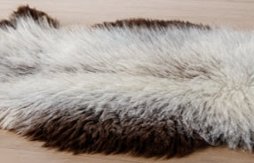 Gray Rare Breed Sheepskin Rug