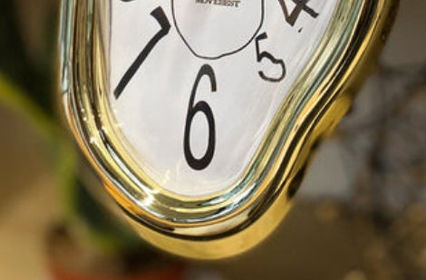 Surrealist Melting Wall Clock