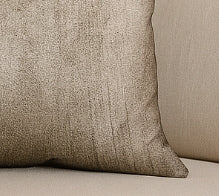 Brown Solid Luxury Indoor/Outdoor Throw Pillow