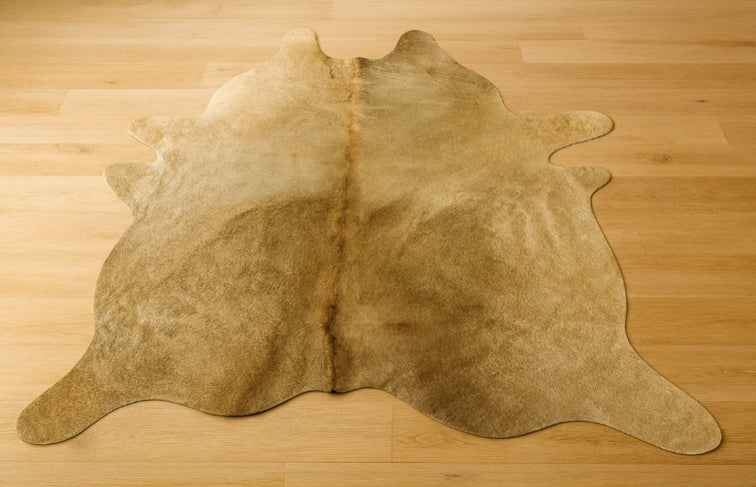 Taupe Cowhide Area Rug