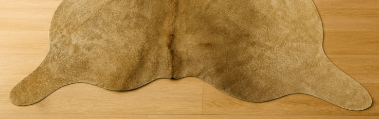 Taupe Cowhide Area Rug