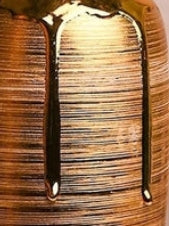 Gilded Luxe Ceramic Statement Vase