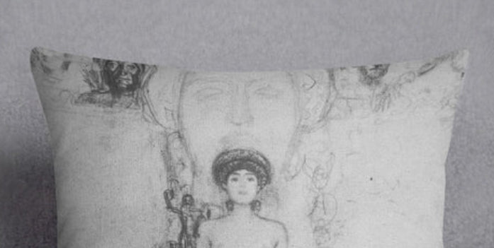 Vegan Suede Abstract Decorative Pillow