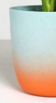 Sunset Horizon Porcelain Flowerpot