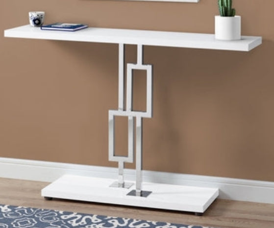 Luma Chrome Console Table
