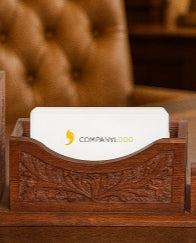 Handcrafted Rosewood Mobile Holder & Desk Organizer – Pen and Note Stand