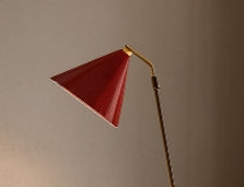 Mid-Century Italian Brass Floor Lamp – Sculptural Vintage-Inspired Lighting