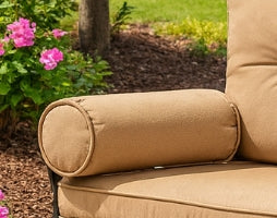 Outdoor Patio Glider with Cushions – Quiet Steel Frame Porch Rocker