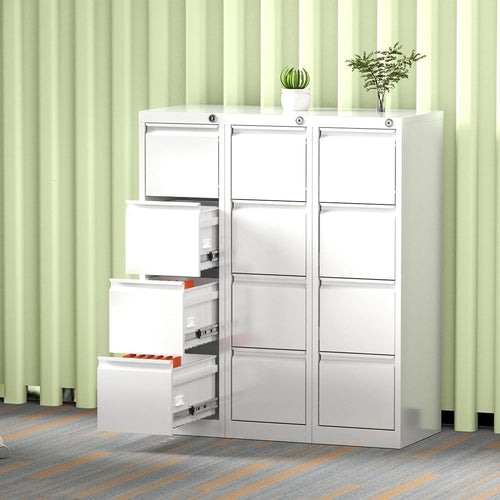 Fortress Steel 4-Drawer Locking File Cabinet