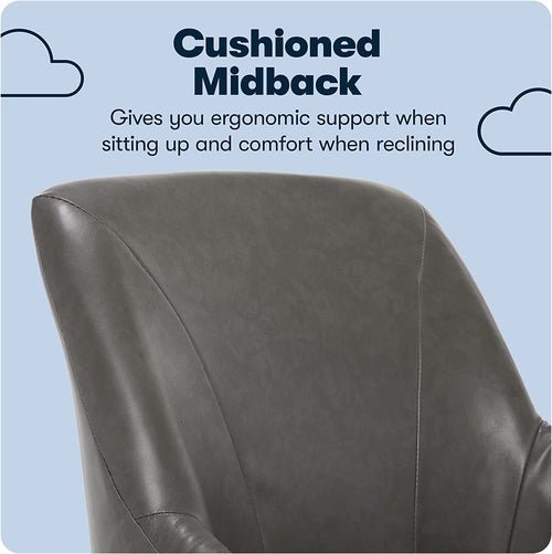 Cortona Bonded Leather Office Chair By Serta