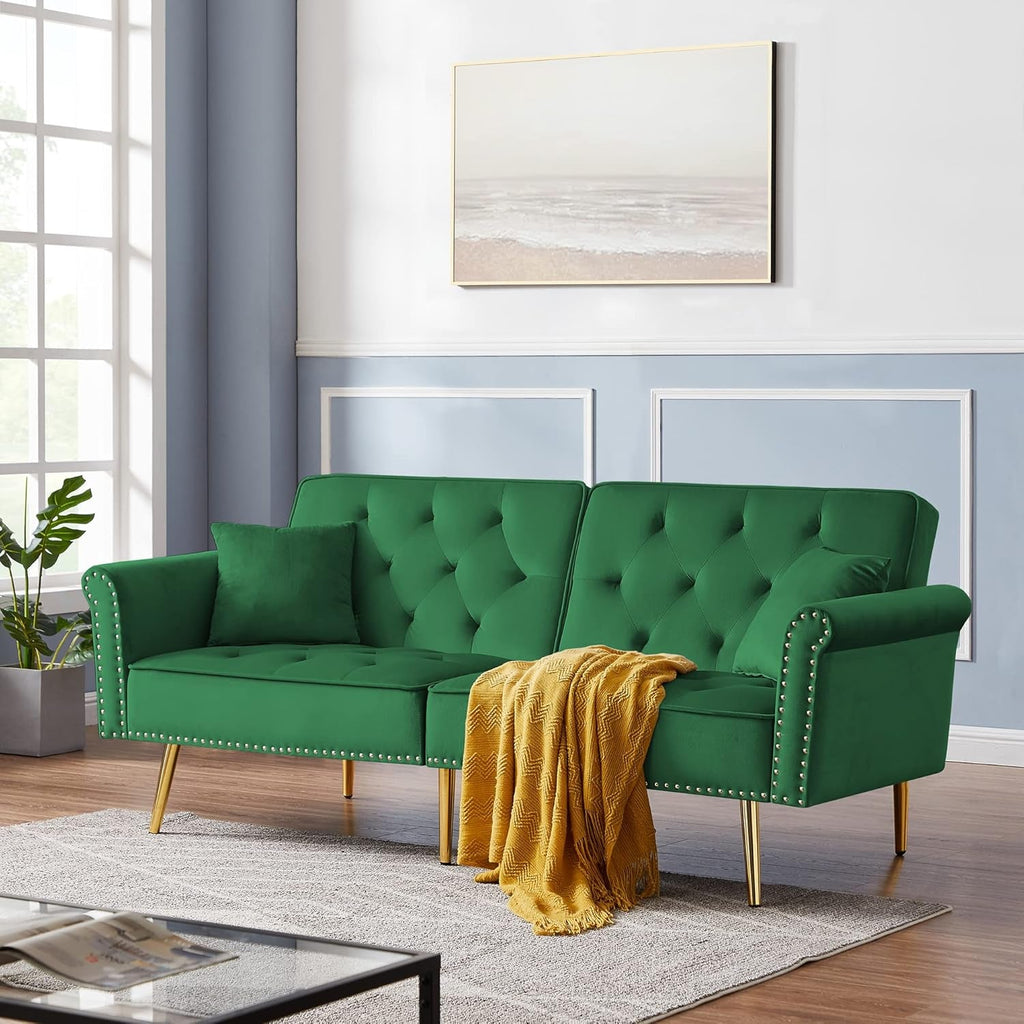 Bellavista Velvet Sleeper Sofa