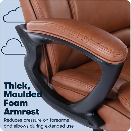 Fairbanks Luxe High-Back Cognac Executive Chair