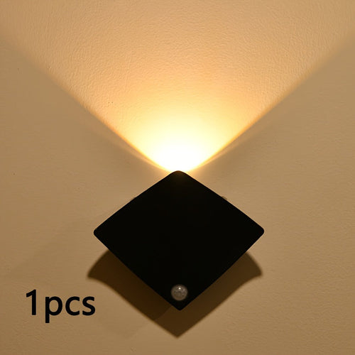 Motion Sensing Modern Wall Lamp – Smart Ambient Lighting for Bedroom & Porch