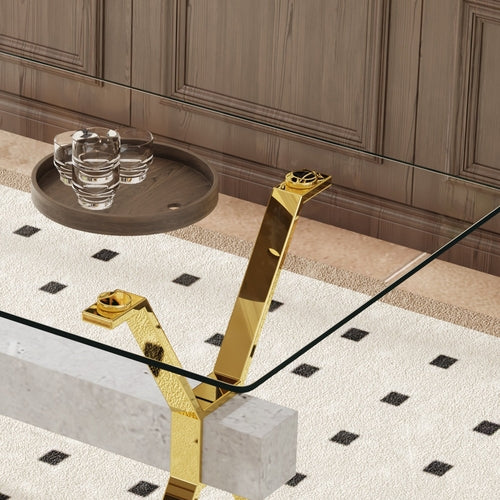 Aurelia Glass Dining Table