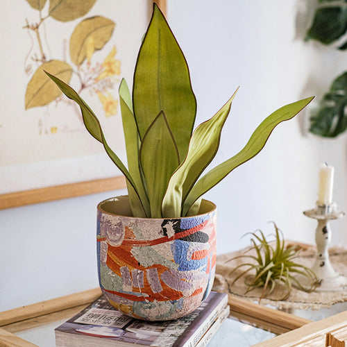 Medium Ceramic Floor Planter