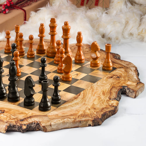 Handcrafted Olive Wood Chess Set