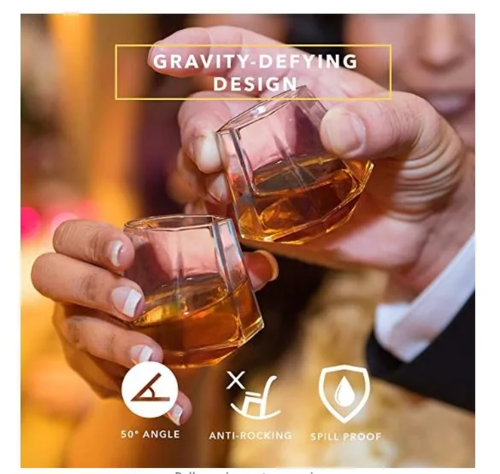 Luxe Diamond-Cut Shot Glass