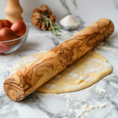 Handcrafted Olive Wood French Rolling Pin