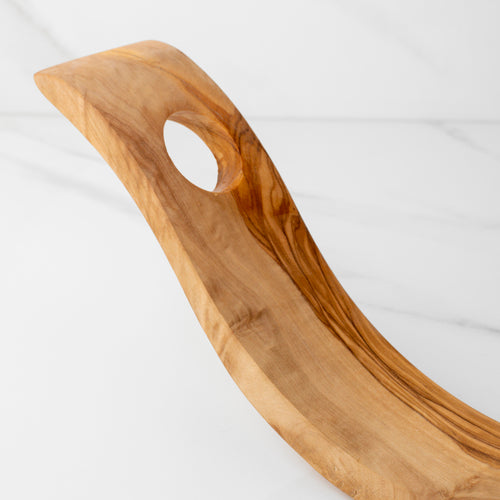 Handcrafted Olive Wood Bottle Holder