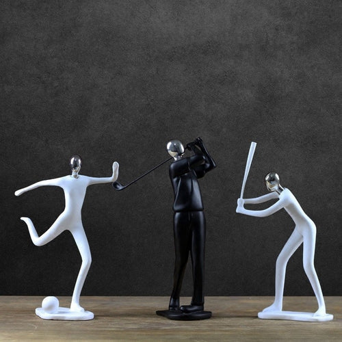 Momentum Silhouette Resin Art Figure