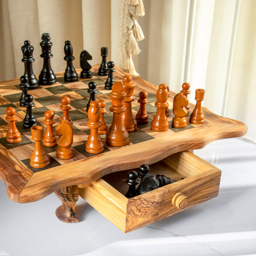 Handcrafted Olive Wood Chess Set