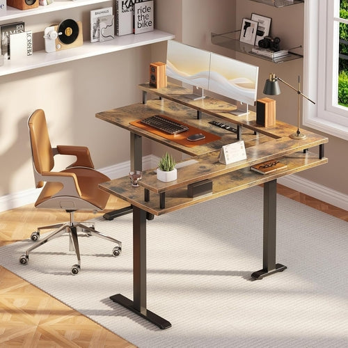 ApexRise 59" L-Shaped Electric Standing Desk