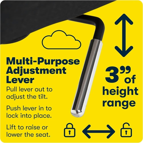 Mid-Century Memory Foam Office Chair