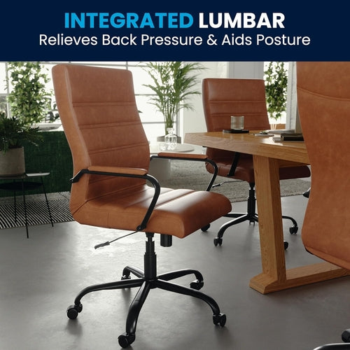 Whitney High-Back Leather Soft Executive Desk Chair