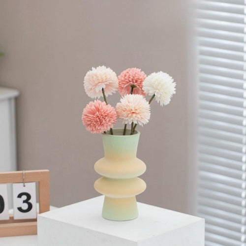 Chromatic Joy Ceramic Gradient Vase