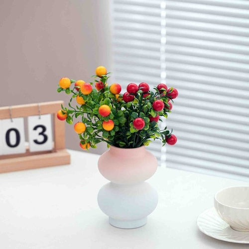 Chromatic Joy Ceramic Gradient Vase