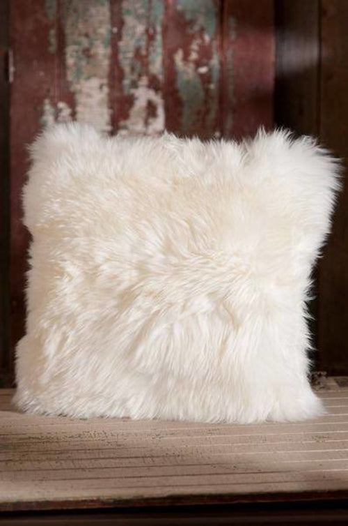 Natural Sheepskin Fur Pillow
