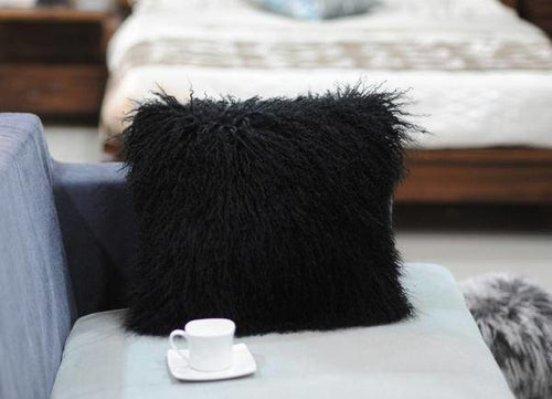 Natural Sheepskin Fur Pillow