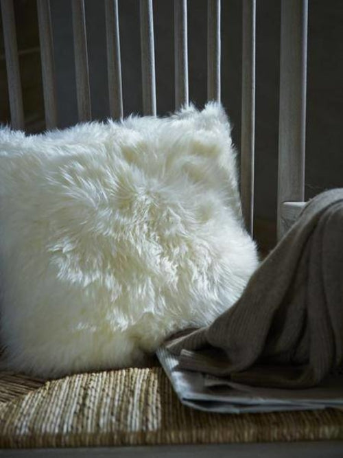Natural Sheepskin Fur Pillow