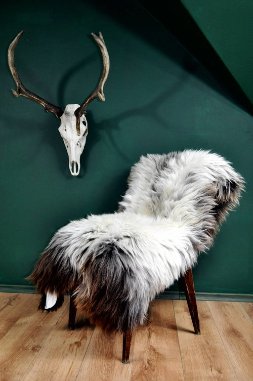 Gray Rare Breed Sheepskin Rug