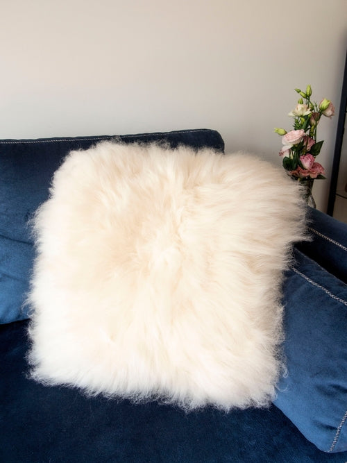 Natural Sheepskin Fur Pillow