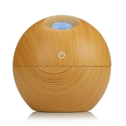 USB Ultrasonic Essential Oil Diffuser – Cool Mist Humidifier with 7-Color LED Night Light