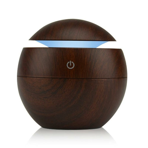 USB Ultrasonic Essential Oil Diffuser – Cool Mist Humidifier with 7-Color LED Night Light
